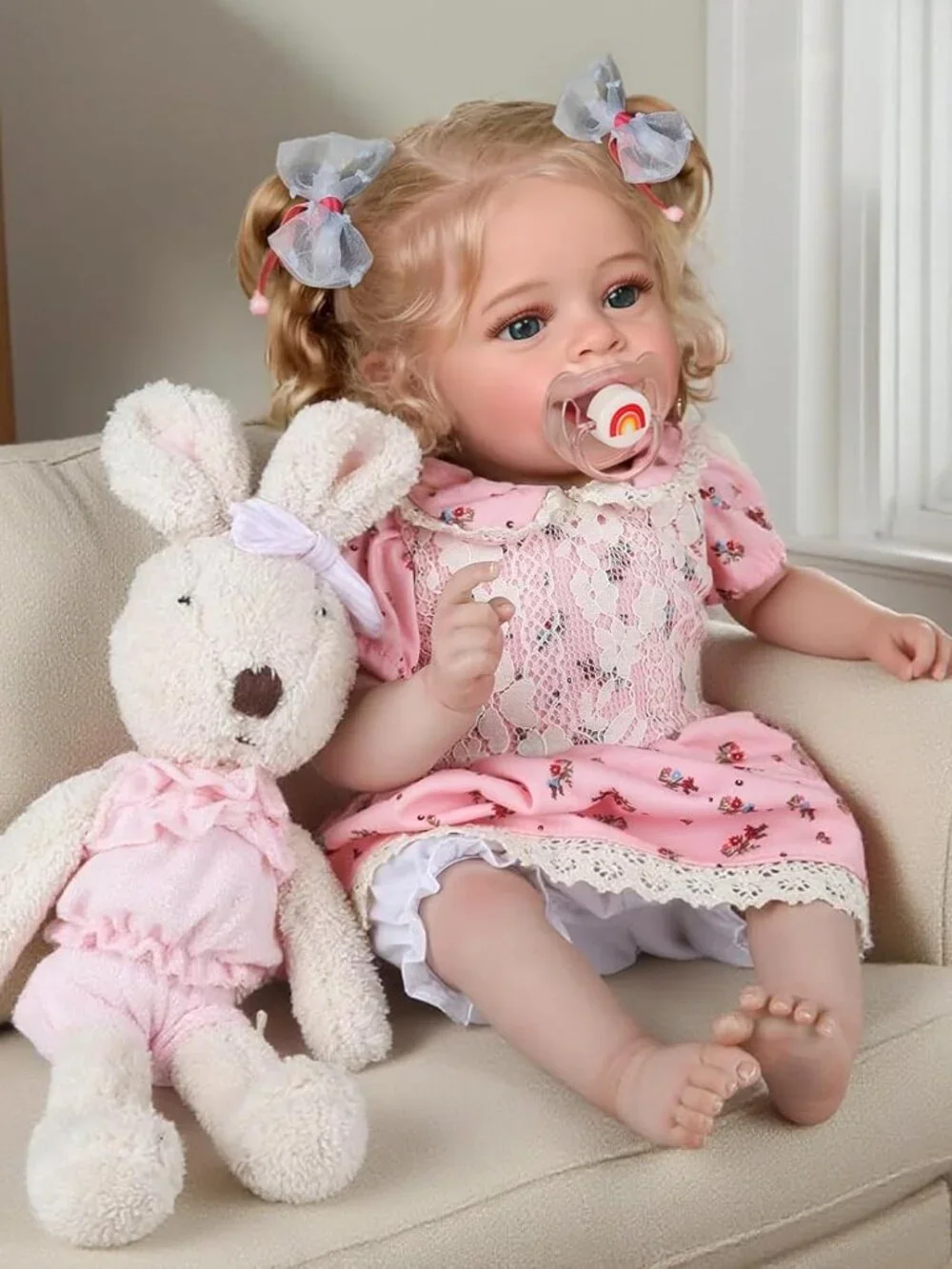 Realistic Reborn Baby Doll Girl – 20 Inch Lifelike Real Life - Picture 3 of 8